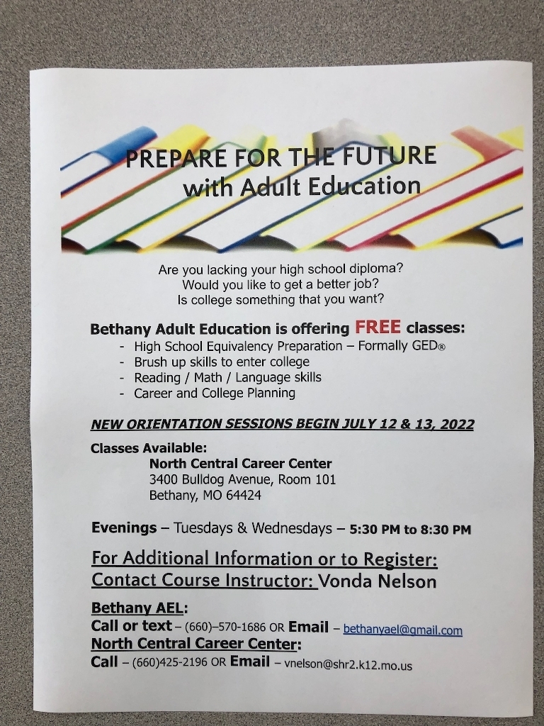 Adult GED Classes